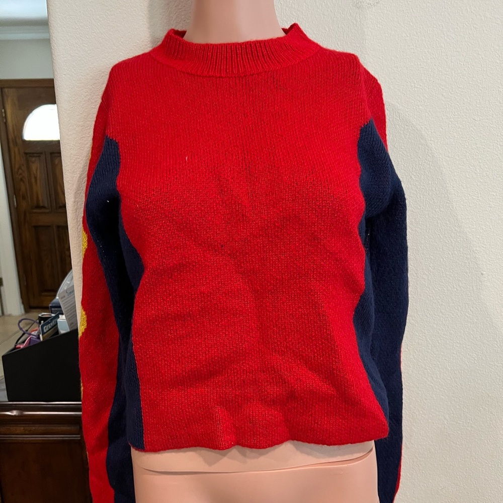 Red sweater